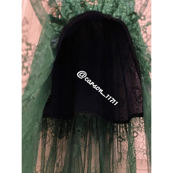 NWT Self Portrait Green Fine Lace Dress US4 - Picture 11 of 12